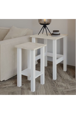 Table d'appoint et tabouret