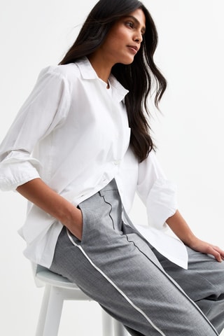 Pantaloni straight - Grigio