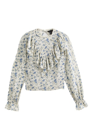 Blusa regular - Ecrù