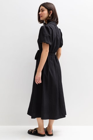 Abito a camicia - Nero