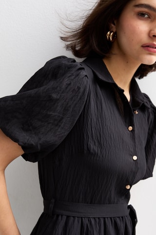 Abito a camicia - Nero