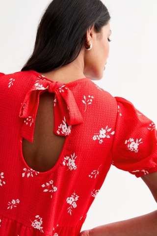 Abito a campana - Rosso