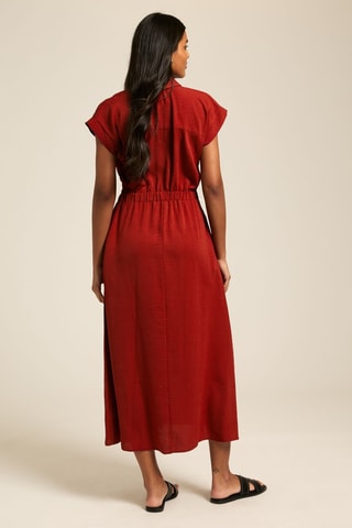 Abito relaxed - Rosso mattone