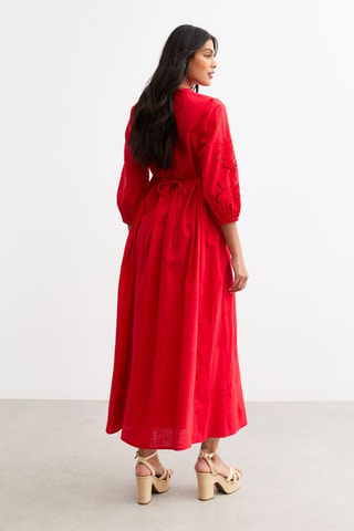 Abito midi - Rosso