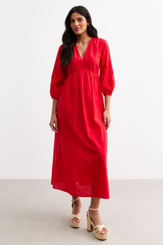Abito midi - Rosso