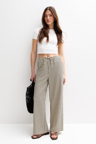 Pantaloni straight - Nero