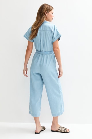 Tuta 7/8 relaxed - Azzurro