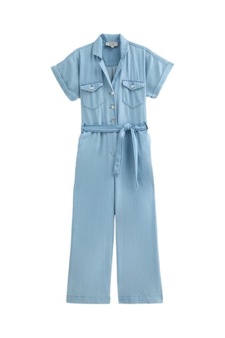 Tuta 7/8 relaxed - Azzurro