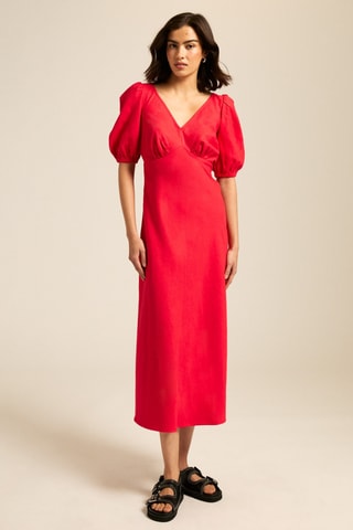 Abito midi - Rosso
