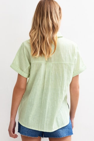 Camicia regular - Verde chiaro