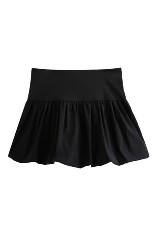 Gonna a palloncino a vita alta - Nero