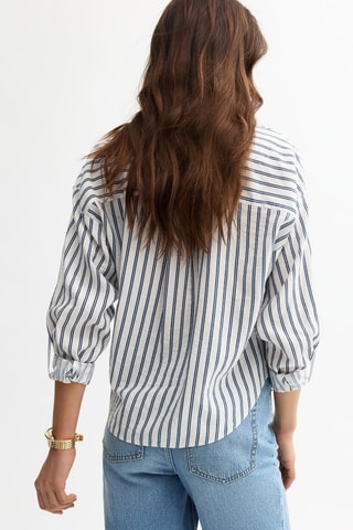 Camicia relaxed - Blu e bianco