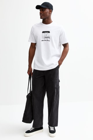 T-shirt relaxed - Bianco