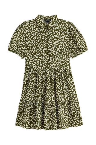 Abito a camicia - Verde