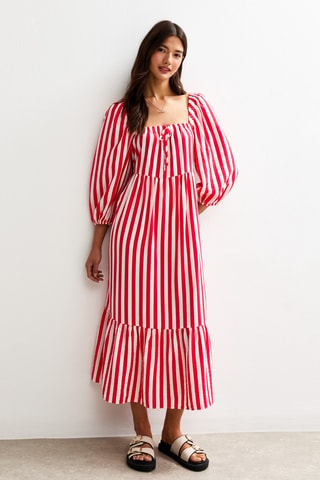 Abito midi - Rosso