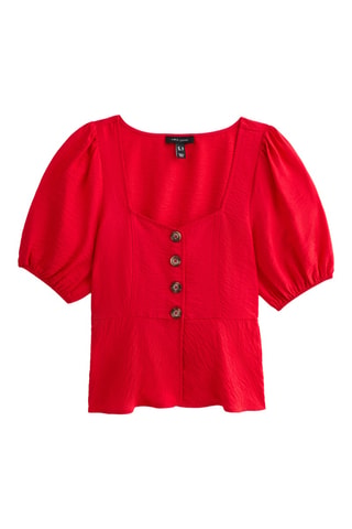 Camicia slim - Rosso