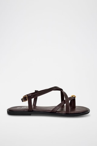 Sandálias - Castanho