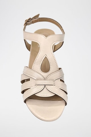 Sandálias de salto - Bege