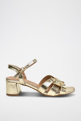 Sandálias de salto - Dourado