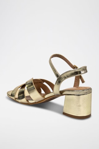 Sandálias de salto - Dourado