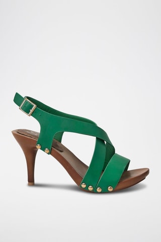 Sandálias de salto - Verde