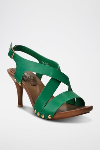 Sandálias de salto - Verde