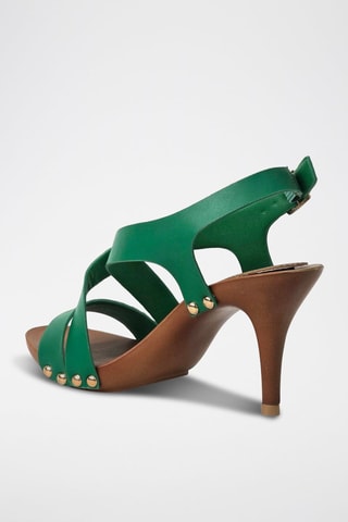 Sandálias de salto - Verde