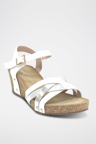 Sandálias com cunha - Branco
