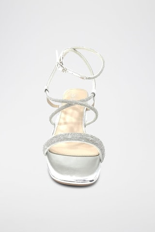 Sandálias de salto - Prateado