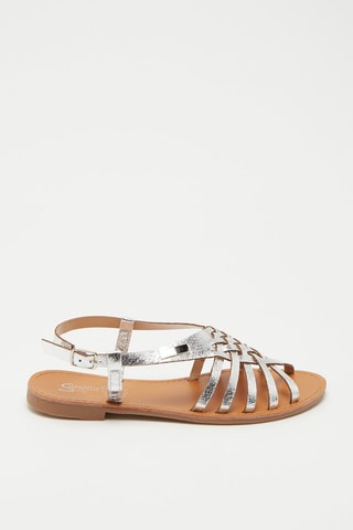 Sandálias Prateado