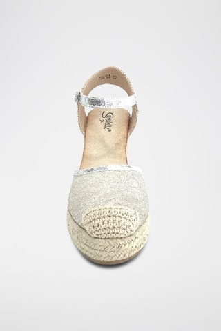 Sandálias com cunha - Prateado