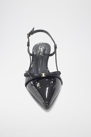 Sapatos de salto envernizados - Preto