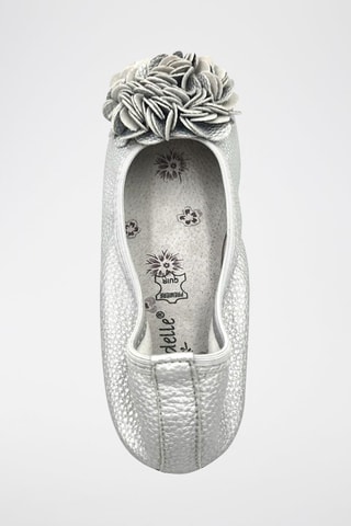 Sabrinas em couro - Prateado