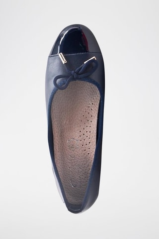 Babies de salto envernizadas - Azul