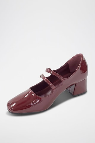 Babies envernizadas de salto - Bordô