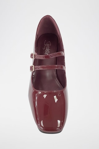 Babies envernizadas de salto - Bordô