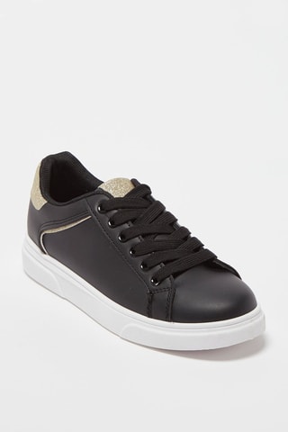 Sapatilhas Preto e dourado