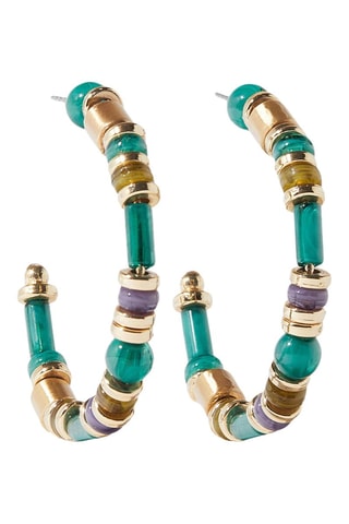 Créoles - Marron et doré