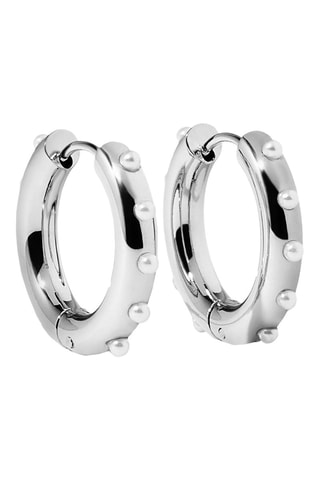 Créoles - Argenté et blanc