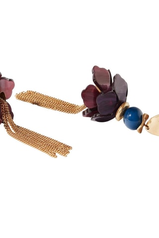 Boucles d’oreilles - Doré et violet