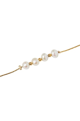 Bracelet - Doré et blanc