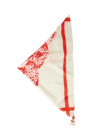 Carré - Blanc et rouge