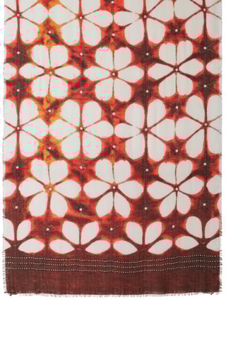 Echarpe - Bordeaux et blanc