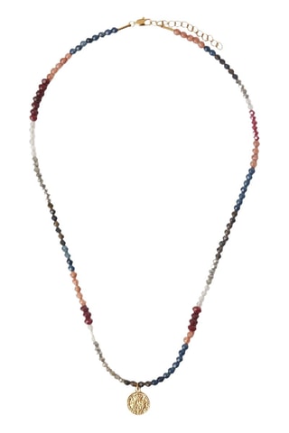 Collier - Doré et bleu marine