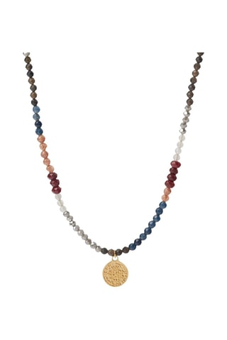 Collier - Doré et bleu marine