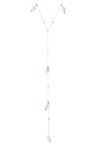 Collier - Doré et blanc