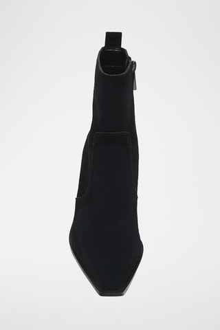 Bottines en nubuck - Noir