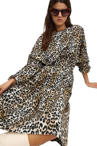 Vestido estilo patinadora - Preto e cru