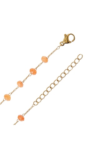 Bracelet - Doré et orange