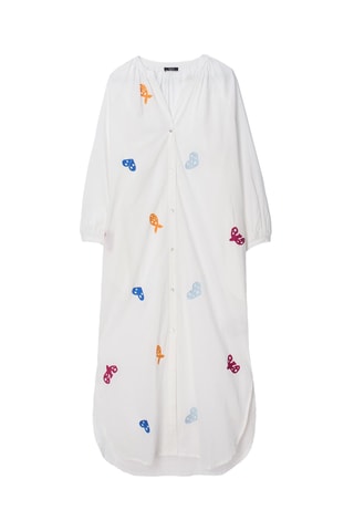 Vestido-camisa - Branco